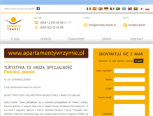 Tablet Screenshot of ernesto-travel.pl